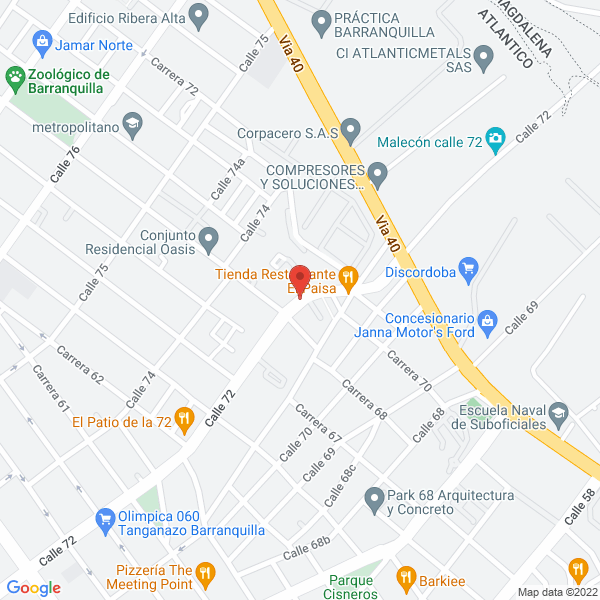 Map of Gs Control De Plagas