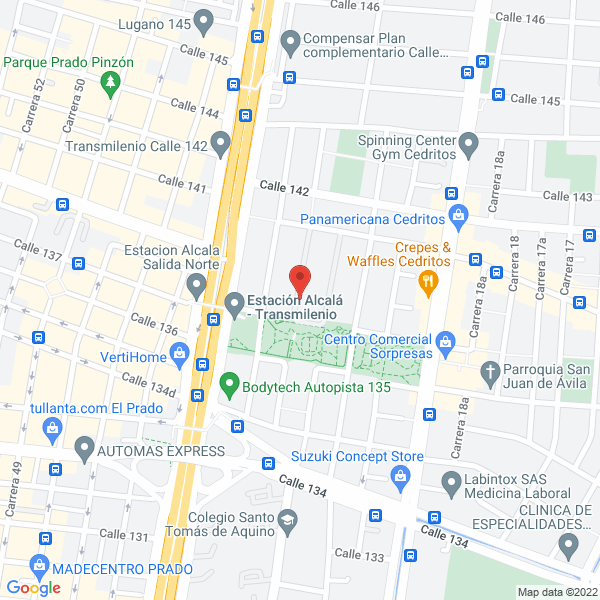 Mapa de Gtm Grupo De Tecnología Movil S.A.S.