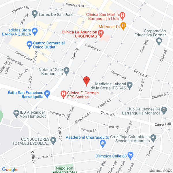 Map of Guardería Y Pre-Escolar María Camila
