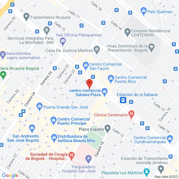 Mapa de Importecfer Eu