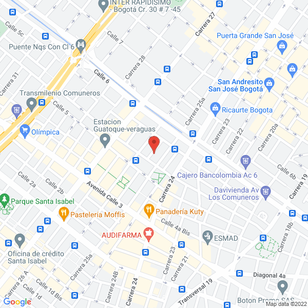 Mapa de Impresiona S.A.S.