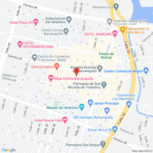 Map of Impresos Retina