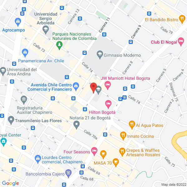 Mapa de Inalambria Internacional