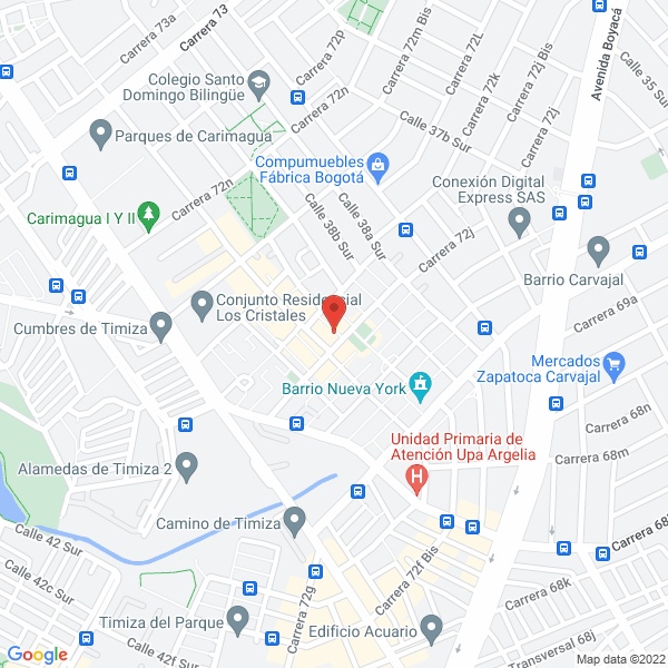 Mapa de Inaqua S.A.S.