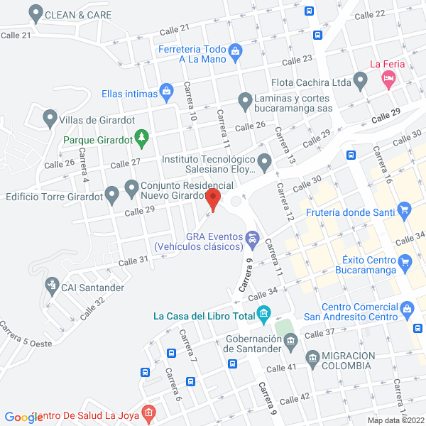Map of Indco Ltda.-Ingenieria Diseño Y Construccion