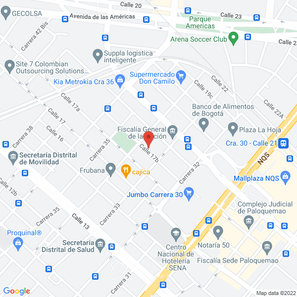 Mapa de Indetro Ltda.