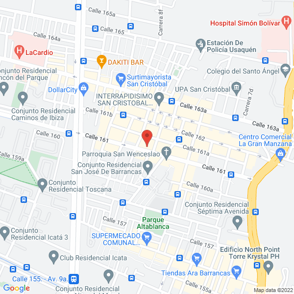 Mapa de Indú Retales De Norte