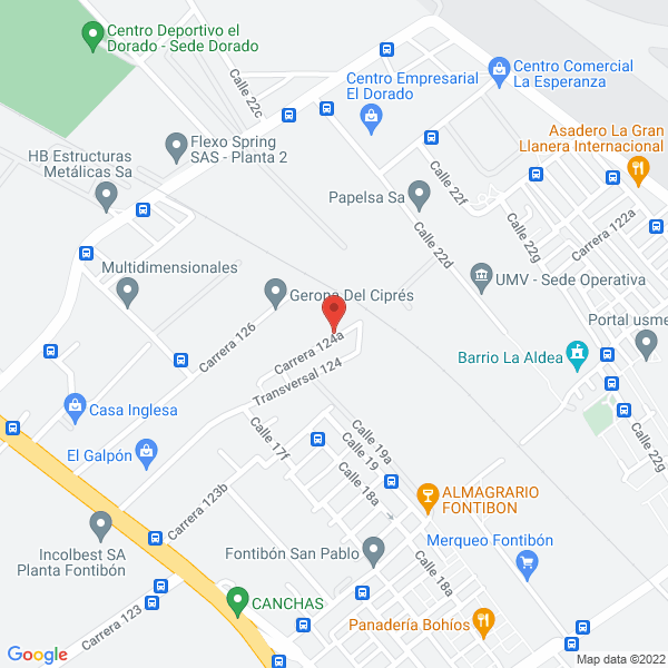 Mapa de Induluz Ltda.