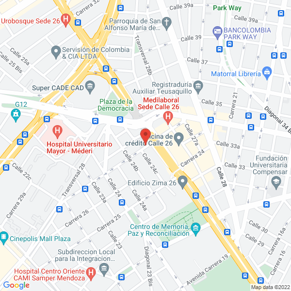 Mapa de Imprecal Ltda.