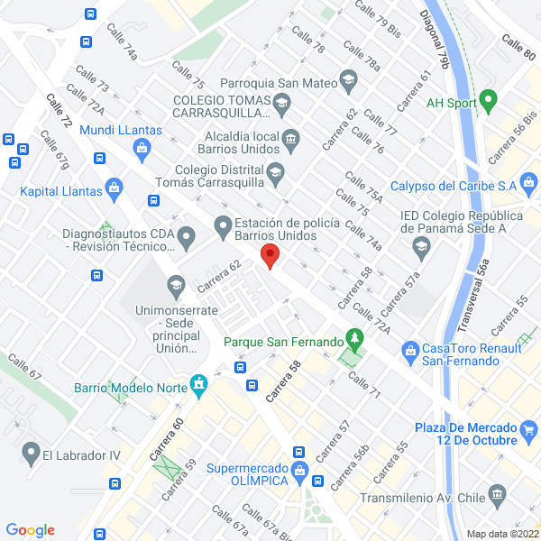 Mapa de Ingeco Solution
