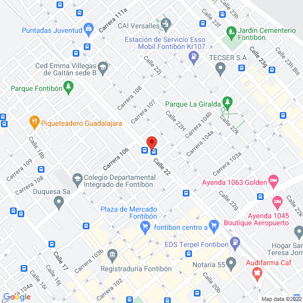 Mapa de Ingemec Asociados Ltda.