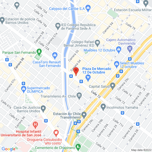 Mapa de Ingemontajes Pire Ltda.