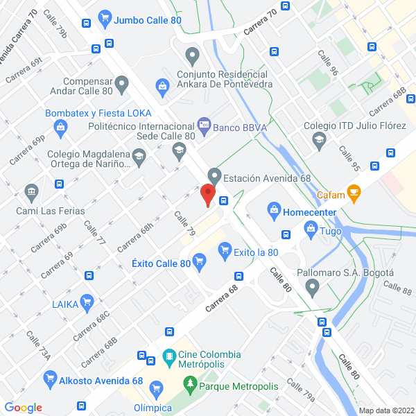 Mapa de Ingeniería De Puentes Y Vías S.A.S.