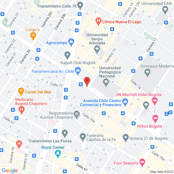 Mapa de Inmuebles Andinos Ltda.