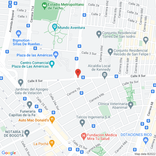 Mapa de Ingprociviles S.A.S.
