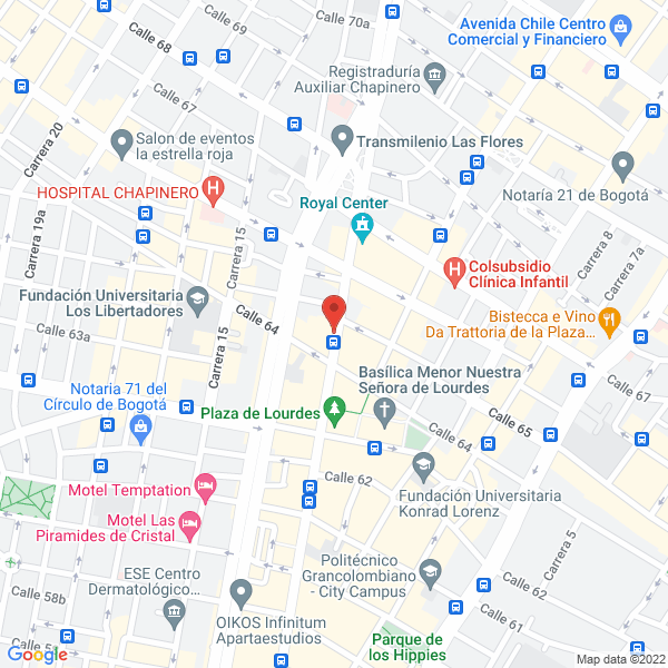 Mapa de Ink Color Suministros Ltda.
