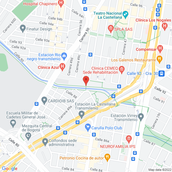 Mapa de Inmercol