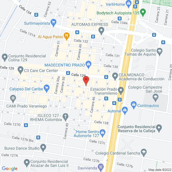 Mapa de Inmetacol Servicios Industriales Y Gráficos S.A.S.