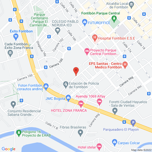 Mapa de Inmetaltec Ltda.