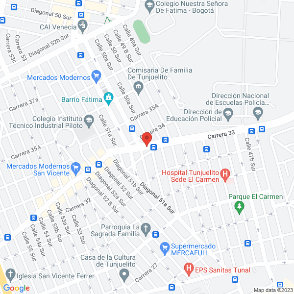 Mapa de Inmobiliaria Alcibiades Garcia