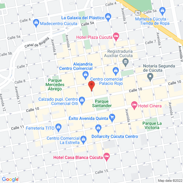 Map of Inmobiliaria Alejandría Ltda