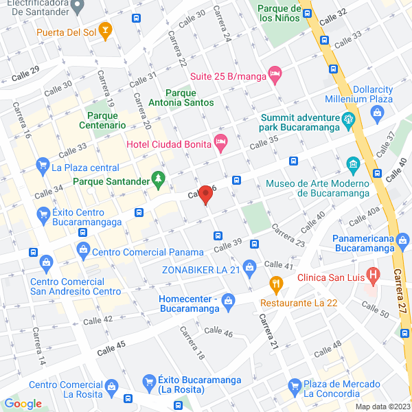 Map of Inmobiliaria Calle Real