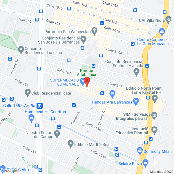 Mapa de Inmobiliaria Conmogal