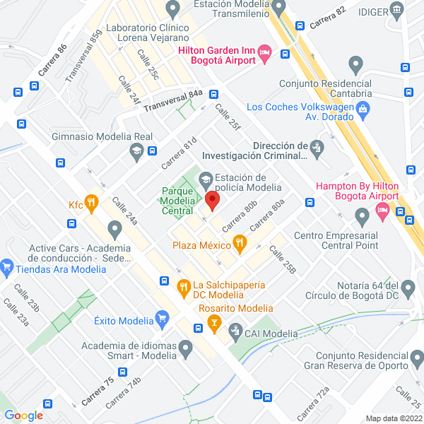 Mapa de Inmobiliaria El Robledal Ltda.