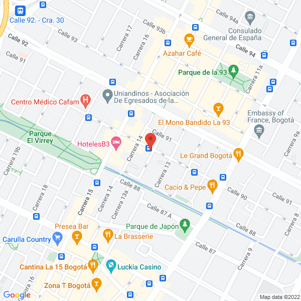 Mapa de Inmobiliaria García De Olalla Rizo Ltda.
