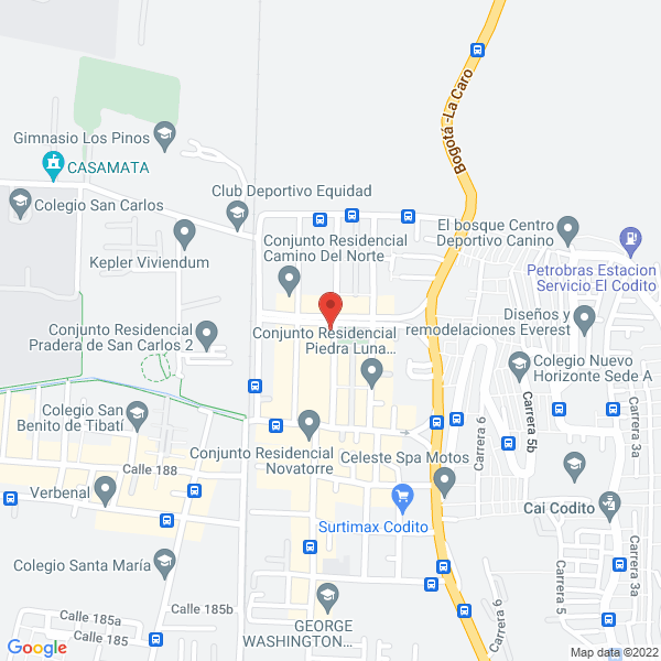 Mapa de Indumaderal Pisos Ltda.