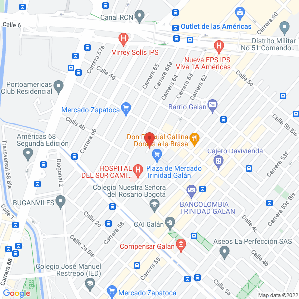 Mapa de Indumetalmec E.U.