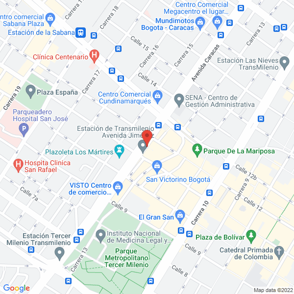 Mapa de Industria Colombiana De Plásticos