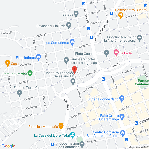 Map of Industrial Rincon