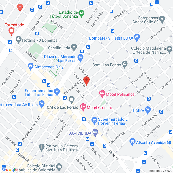 Mapa de Industrial Services Oil & Agro S.A.S.