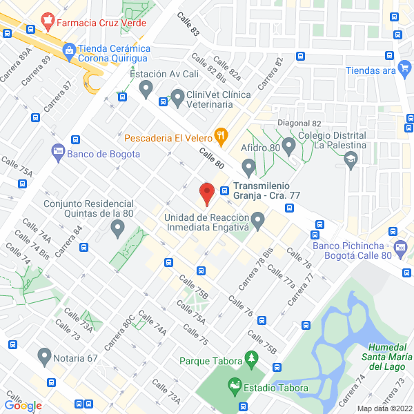 Mapa de Industrias Derjor Ltda