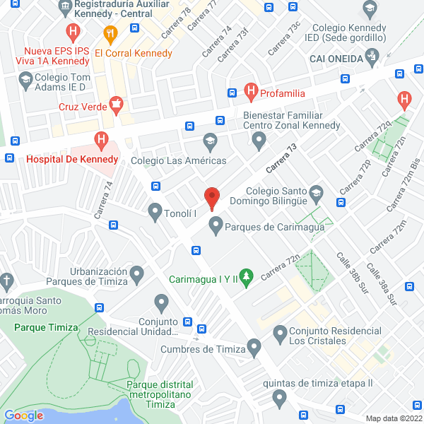 Mapa de Industrias El Corza