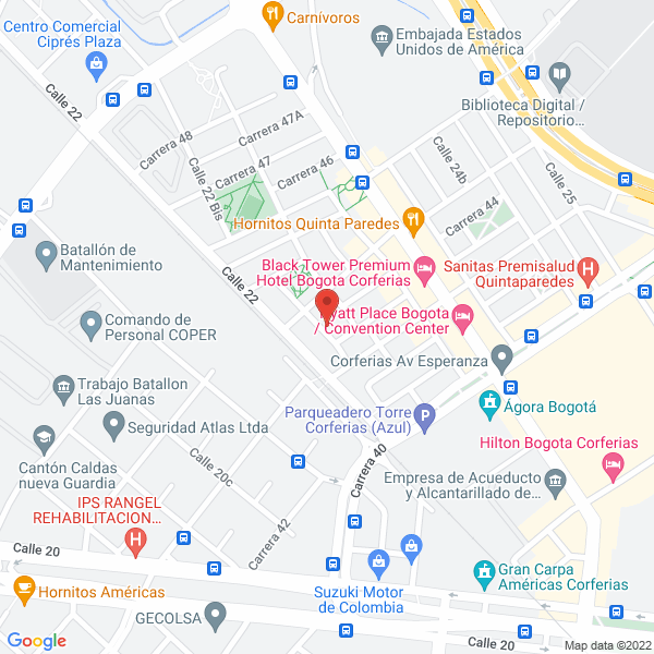 Mapa de Industrias Errege S.A.S.