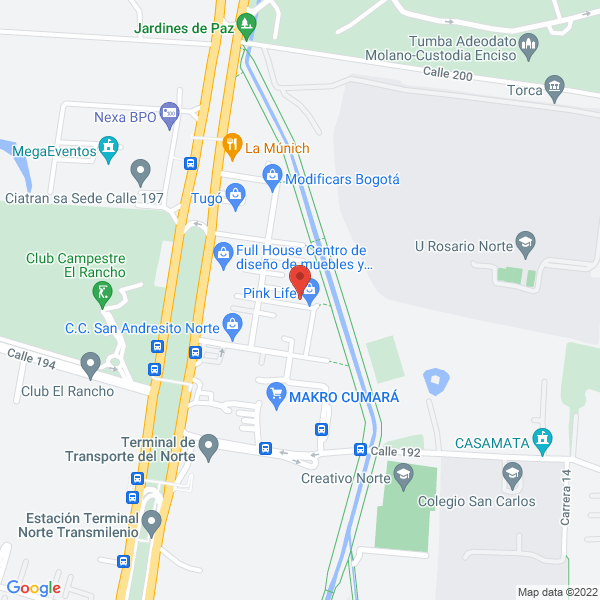 Mapa de Industrias Jj León Ltda.