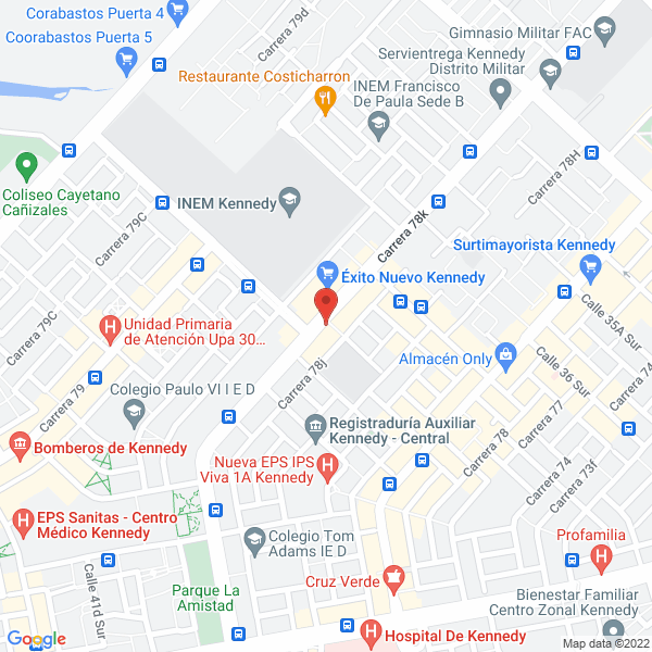 Mapa de Colegio Britanico