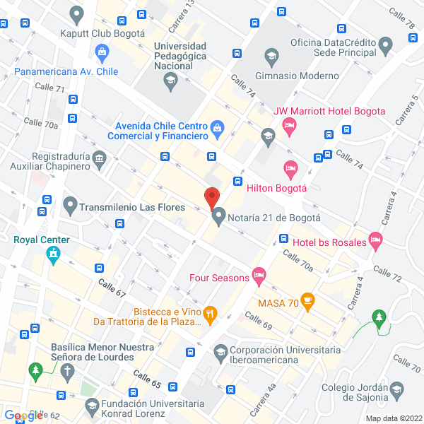 Mapa de Instituto De Cultura Brasil Colombia-Ibraco