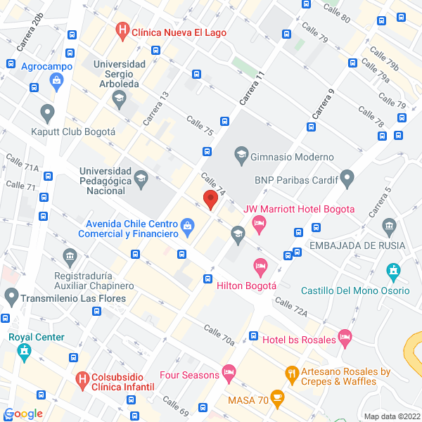 Mapa de Instituto De Microbiología Colombiano Ltda.