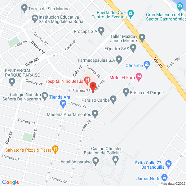 Map of Henry Jiménez Grupo De Comunicación