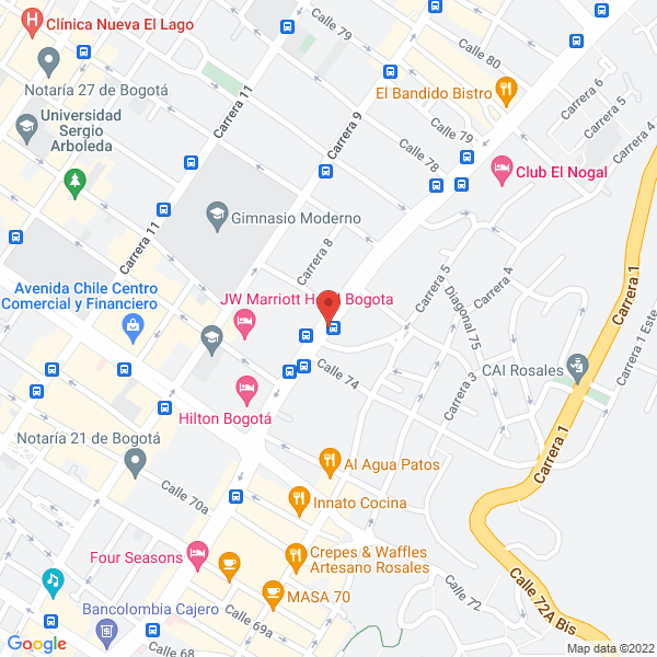 Mapa de Hepta Proyectos S.A.S.