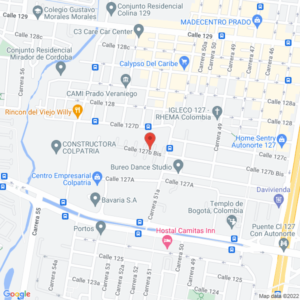Mapa de Hernando Ignacio Martelo Arango