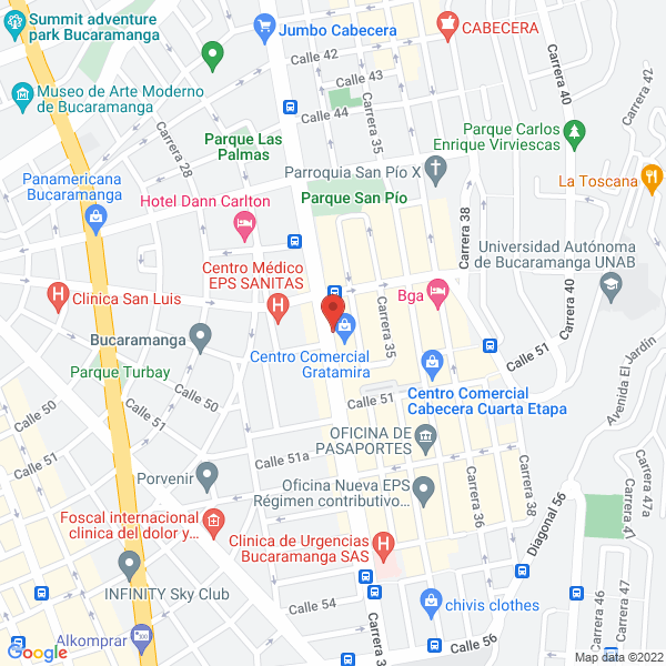 Map of Geocomputadores