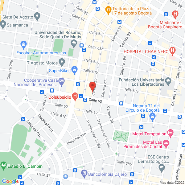 Mapa de Geosecuritas E.U.