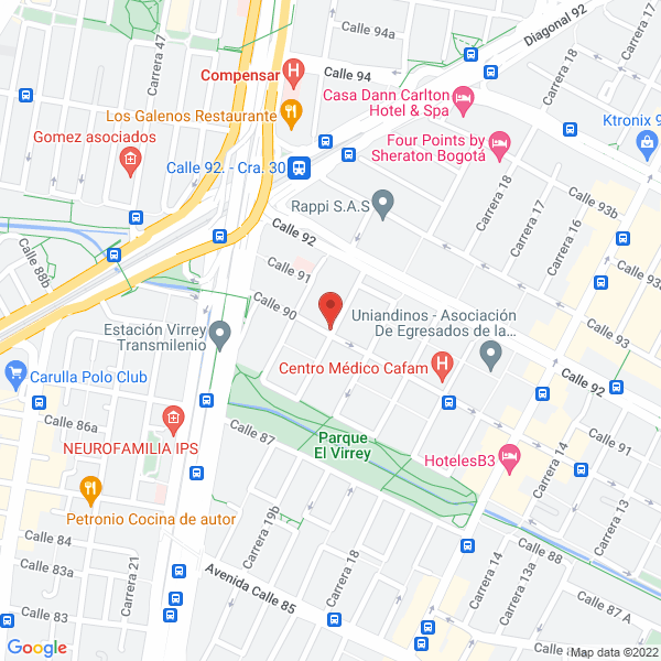 Mapa de Gerencias Urbanas S.A.S.