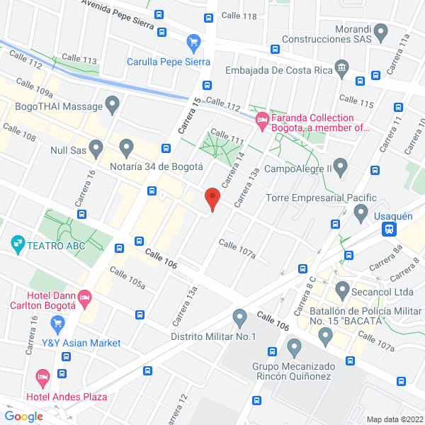Mapa de Germán Villegas Asociados S.A.S.
