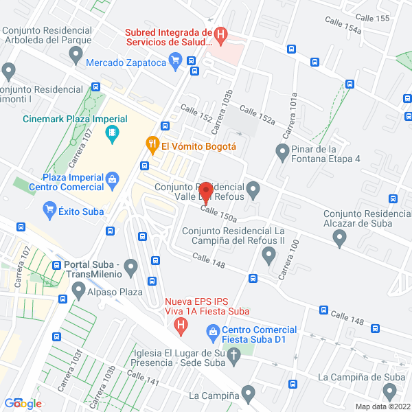 Mapa de Gestión Y Servicios Farmacéuticos Ltda