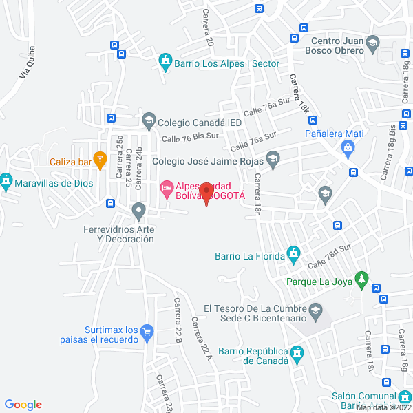 Mapa de Gifts Goyos